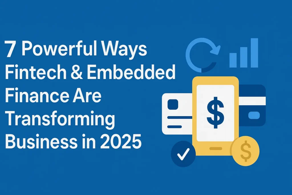 Fintech And Embedded Finance